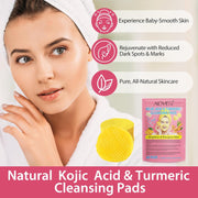 Kurkuma Kojic Acid Reinigingspads – Voor een Stralende, Gezonde Huid!