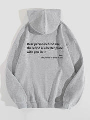 Positive Message Hoodie - Comfort en positiviteit in stijl