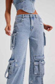 Brooklyn Cargo Broek - Denim Jeans