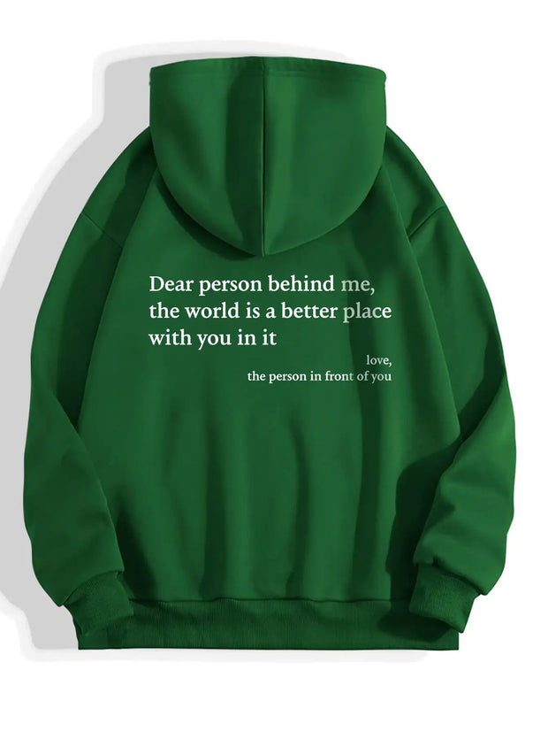 Positive Message Hoodie - Comfort en positiviteit in stijl