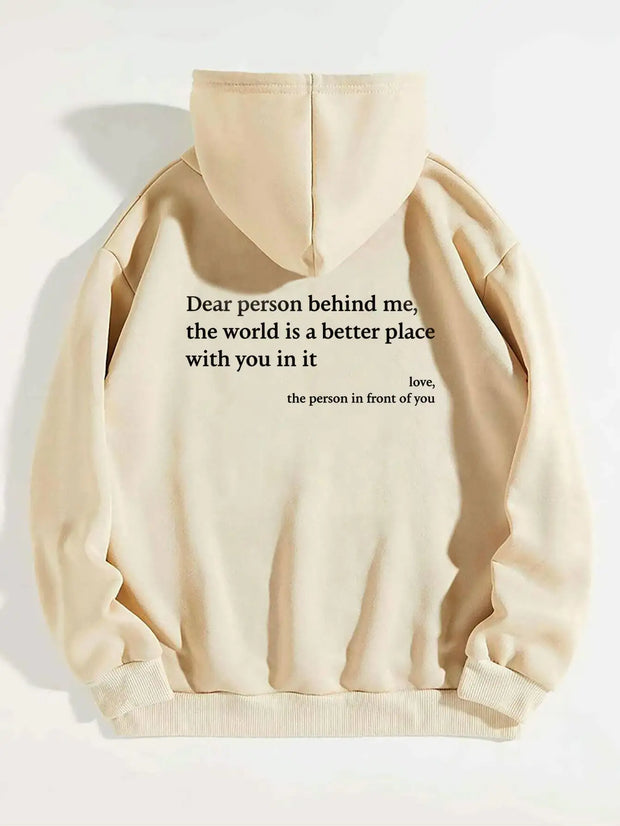 Positive Message Hoodie - Comfort en positiviteit in stijl