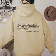 Positive Message Hoodie - Comfort en positiviteit in stijl