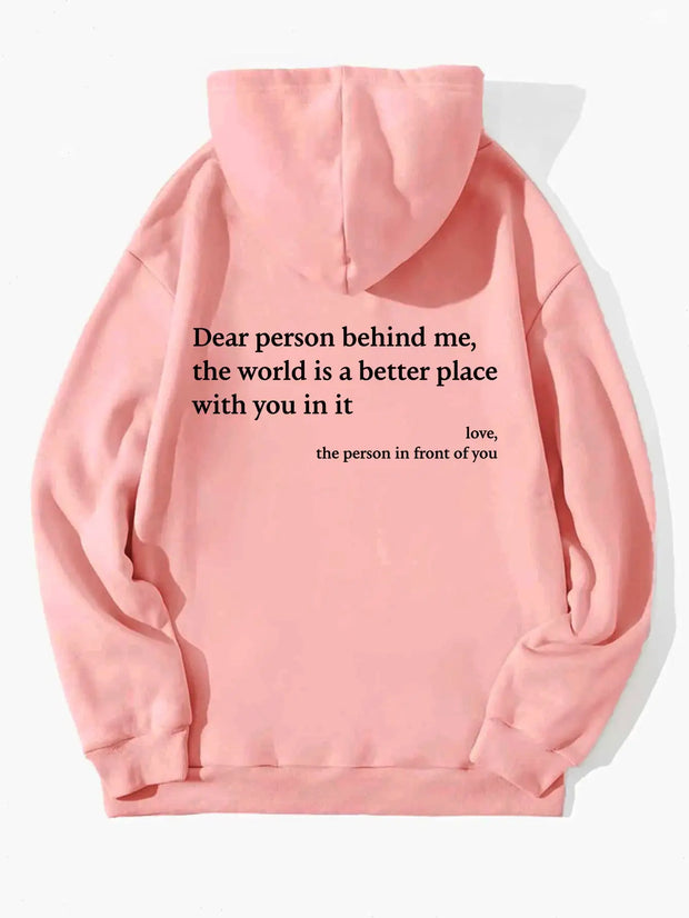 Positive Message Hoodie - Comfort en positiviteit in stijl